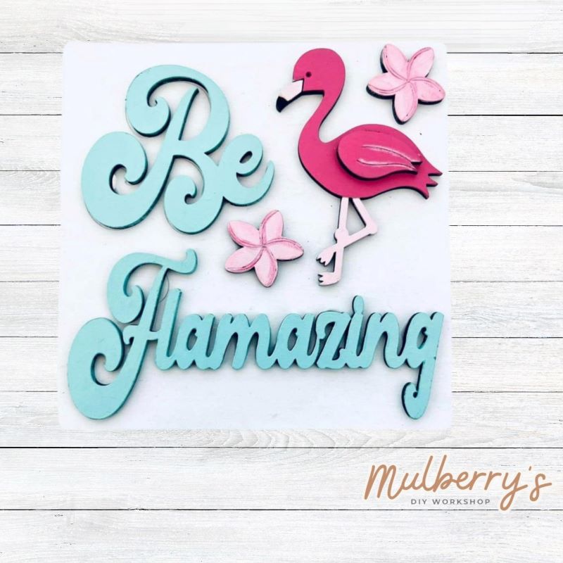 Flamingo Tray Set