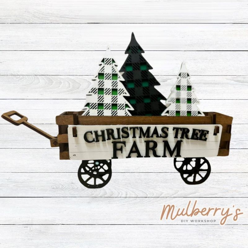 Christmas Tree Interchangeable Wagon/Crate Inserts