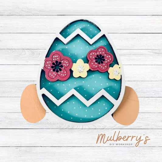 Decorate your home with our Easter Egg insert. Our inserts may be displayed solo or with our interchangeable gnome sweet gnome door hanger, which is sold separately.