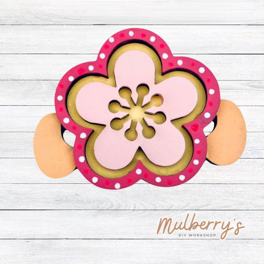 Decorate your home with our Spring Flower insert. Our inserts may be displayed solo or with our interchangeable gnome sweet gnome door hanger, which is sold separately.