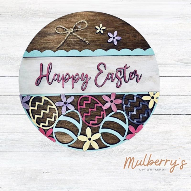 Decorate your home with our 7.5-inch Happy Easter insert. Our inserts may be displayed solo or with our interchangeable plate stand, which is sold separately.