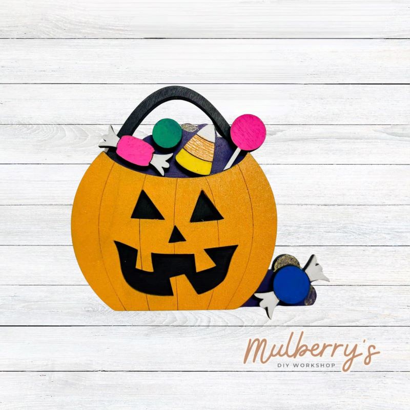 Decorate your home with our Jack-o-Lantern insert. Our inserts may be displayed solo or with our interchangeable gnome, which is sold separately.