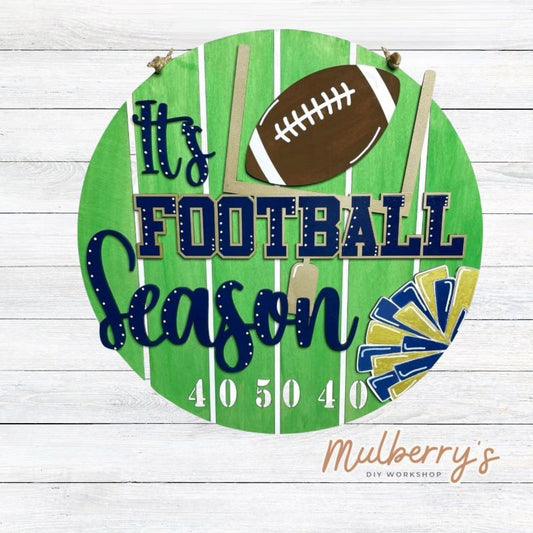 Welcome football season in style with our 10.5-inch mini door hanger. Grab favorite team jersey and get ready to hang your way to football season! #goooooteam!