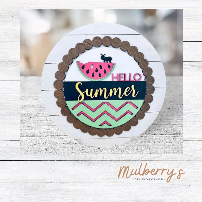 Watermelon Hello Summer Large Insert