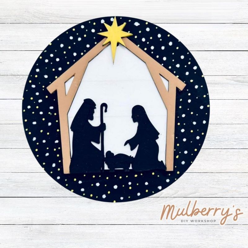 Decorate your home with our 7.5-inch Nativity insert. Our inserts may be displayed solo or with our interchangeable plate stand, which is sold separately.