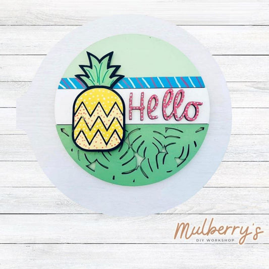 Decorate your home with our 7.5-inch Pineapple insert. Our inserts may be displayed solo or with our interchangeable plate stand, which is sold separately.