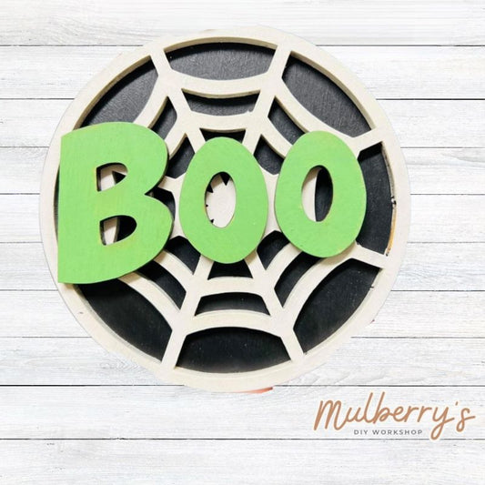 Decorate your home with our 4.5-inch Boo insert. Our inserts may be displayed solo or with our interchangeable mini plate stand, which is sold separately.