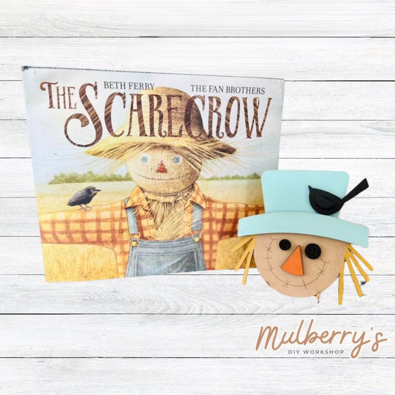 Come to the workshop and read The Scarecrow, then complete our mini scarecrow project!