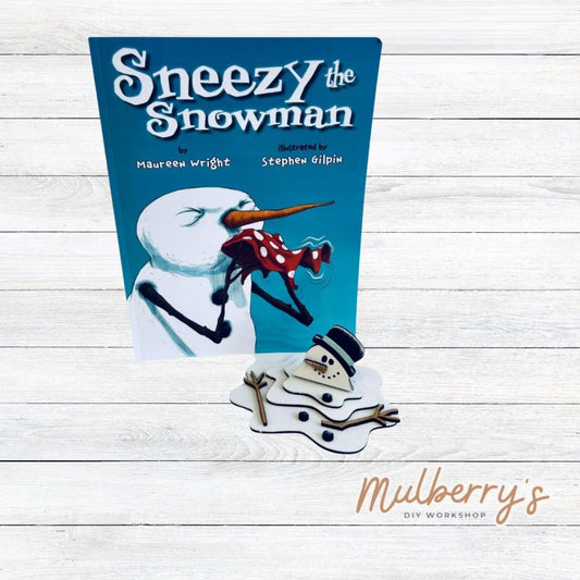 Come to the workshop and read Sneezy the Snowman, then complete our adorable melting snowman project!