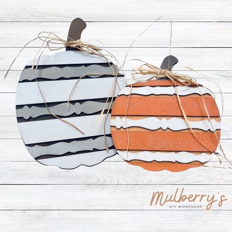 Our spindle pumpkins are so much fun to paint!