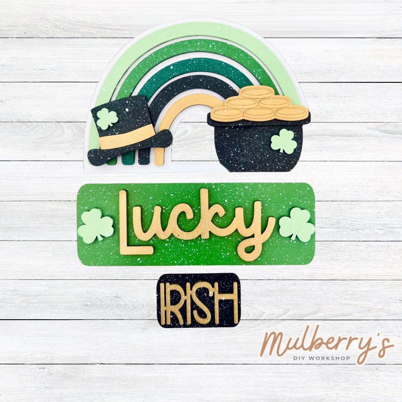 These st. patty rainbow inserts are used with our interchangeable truck. There are two sizes available: 12 inch and 24 inch.