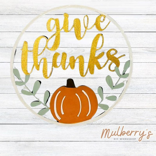 Decorate your home with our Give Thanks insert. Our inserts may be displayed solo or with our interchangeable window, which is sold separately.