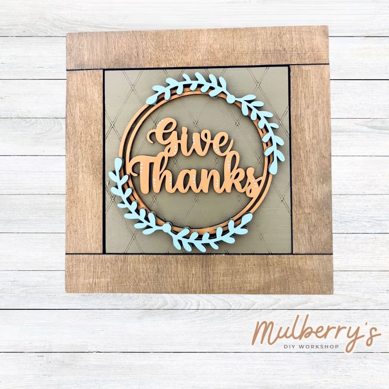 Our interchangeable square frame is the perfect way to display the different seasonal and holiday decorative tiles! Choose your favorite thanksgiving decorative tile to display inside! This listing includes the base and choice of one thanksgiving insert. Approximately 6" in diameter.