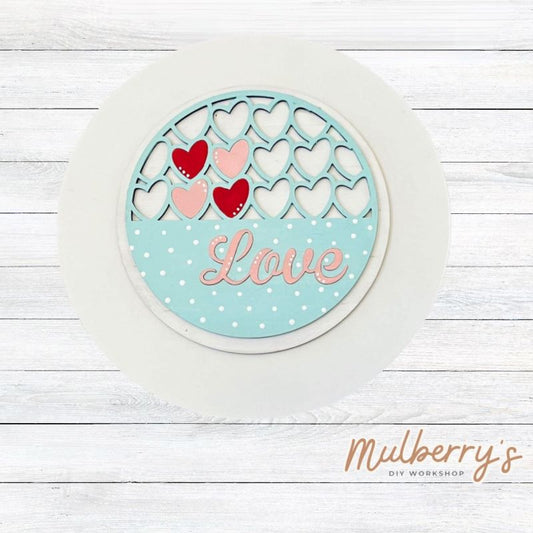 Decorate your home with our Love insert. Our inserts may be displayed solo or with our Interchangeable Tabletop, which is sold separately.